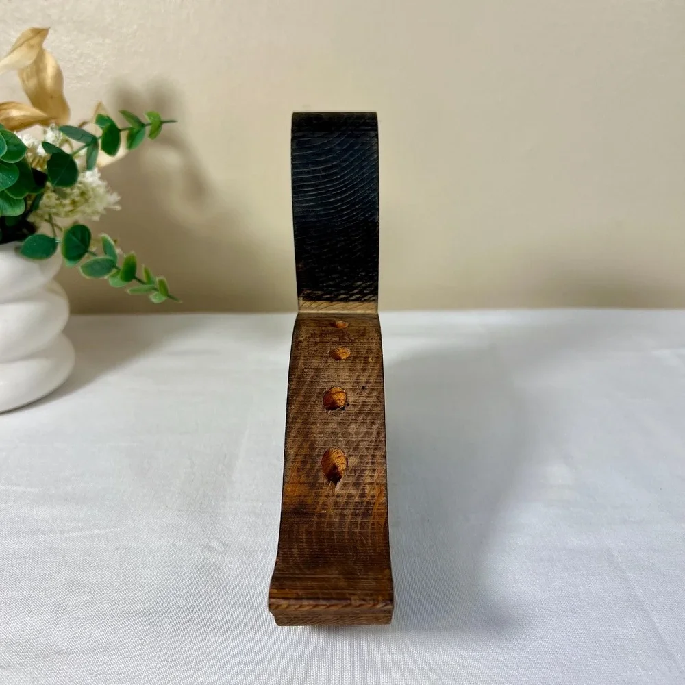 Vintage 1988 Hand-Carved Painted Wooden Duck Pencil Holder